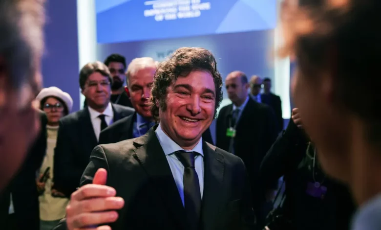 javier milei Presidente da Argentina